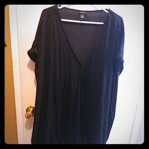 5x torrid cap sleeve blouse